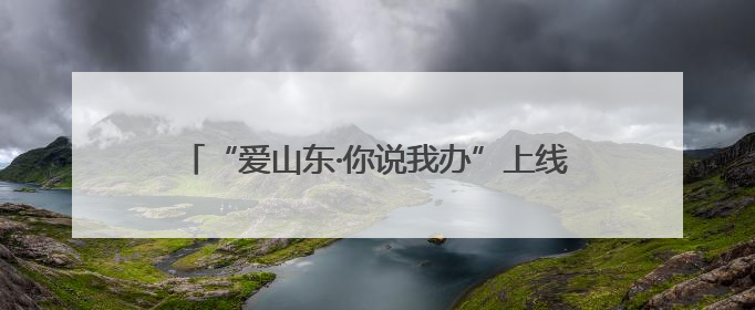 “爱山东·你说我办”上线！枣庄市市中区孟庄镇听民声办实事 政务服务暖心升级