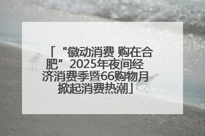 “徽动消费 购在合肥”2025年夜间经济消费季暨66购物月掀起消费热潮