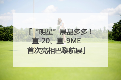 “明星”展品多多！直-20、直-9ME首次亮相巴黎航展