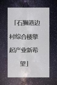 石狮港边村综合楼擎起产业新希望