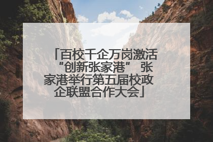 百校千企万岗激活“创新张家港” 张家港举行第五届校政企联盟合作大会