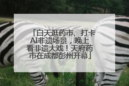 白天逛药市、打卡AI非遗场景，晚上看非遗大戏！天府药市在成都彭州开幕
