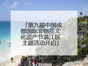 第九届中国成都国际非物质文化遗产节温江区主题活动开启