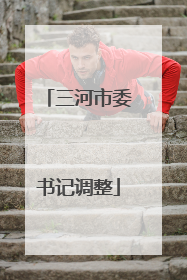 三河市委书记调整