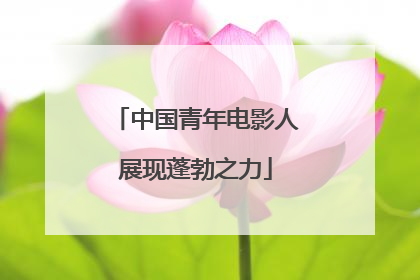 中国青年电影人展现蓬勃之力
