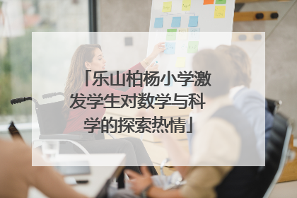 乐山柏杨小学激发学生对数学与科学的探索热情