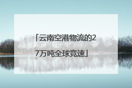 云南空港物流的27万吨全球竞速