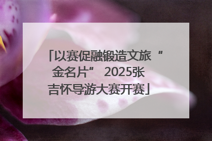 以赛促融锻造文旅“金名片” 2025张吉怀导游大赛开赛
