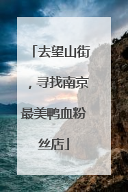 去望山街，寻找南京最美鸭血粉丝店