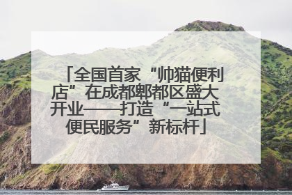 全国首家“帅猫便利店”在成都郫都区盛大开业——打造“一站式便民服务”新标杆