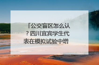 公交盲区怎么认？四川宜宾学生代表在模拟试验中增强乘车安全意识