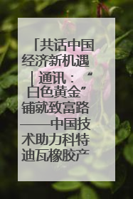 共话中国经济新机遇｜通讯：“白色黄金”铺就致富路——中国技术助力科特迪瓦橡胶产业增产增效
