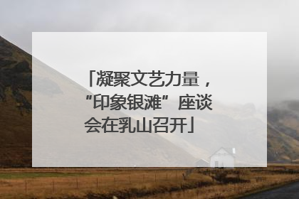凝聚文艺力量，“印象银滩”座谈会在乳山召开