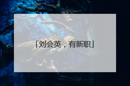 刘会英，有新职