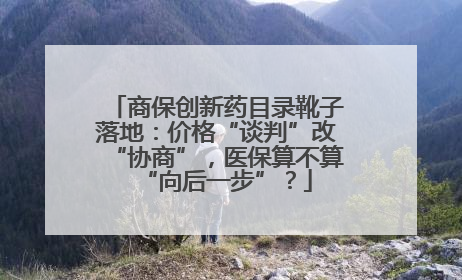商保创新药目录靴子落地：价格“谈判”改“协商”，医保算不算“向后一步”？