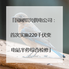 国网绍兴供电公司：首次实施220千伏变电站半停综合检修
