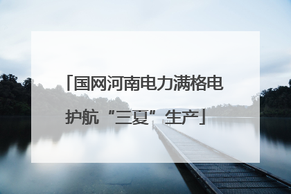 国网河南电力满格电护航“三夏”生产