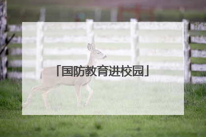 国防教育进校园