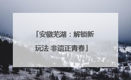 安徽芜湖：解锁新玩法 非遗正青春