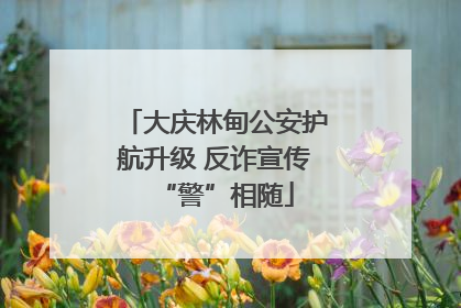 大庆林甸公安护航升级 反诈宣传“警”相随