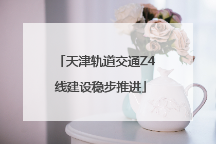 天津轨道交通Z4线建设稳步推进