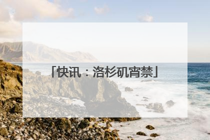 快讯：洛杉矶宵禁