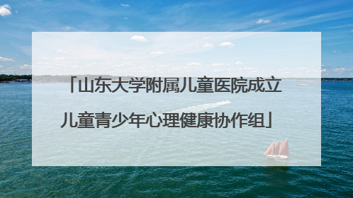 山东大学附属儿童医院成立儿童青少年心理健康协作组