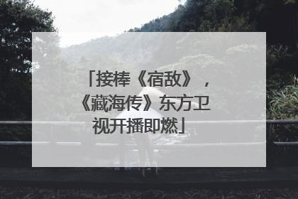 接棒《宿敌》，《藏海传》东方卫视开播即燃