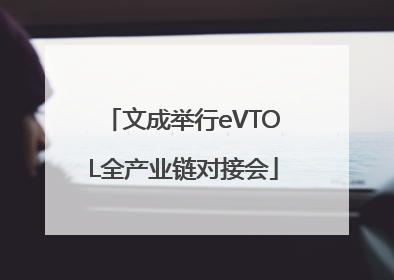 文成举行eVTOL全产业链对接会