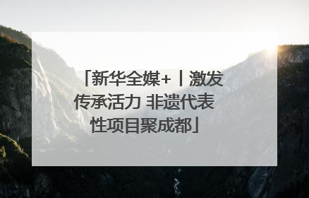 新华全媒+丨激发传承活力 非遗代表性项目聚成都