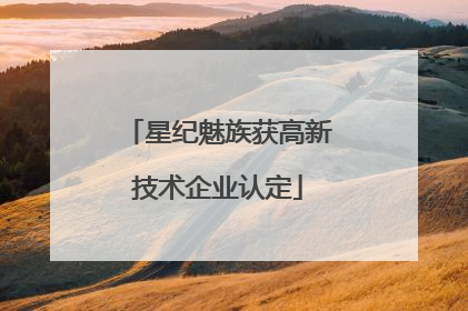 星纪魅族获高新技术企业认定