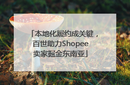 本地化履约成关键，百世助力Shopee卖家掘金东南亚