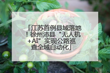 江苏首例县域落地！徐州沛县“无人机+AI”实现公路巡查全域自动化
