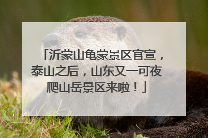 沂蒙山龟蒙景区官宣，泰山之后，山东又一可夜爬山岳景区来啦！