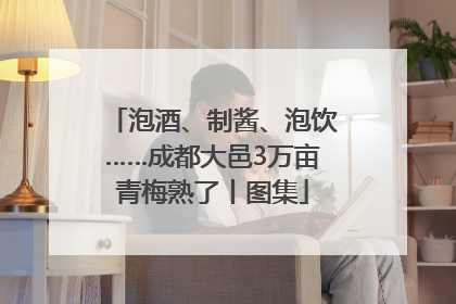 泡酒、制酱、泡饮……成都大邑3万亩青梅熟了丨图集