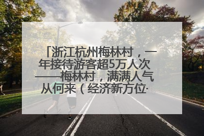 浙江杭州梅林村，一年接待游客超5万人次——梅林村，满满人气从何来（经济新方位·农村消费观察）