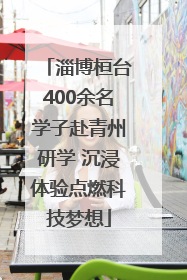 淄博桓台400余名学子赴青州研学 沉浸体验点燃科技梦想