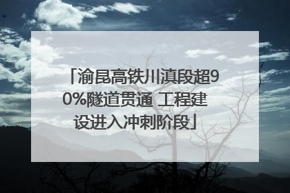 渝昆高铁川滇段超90%隧道贯通 工程建设进入冲刺阶段