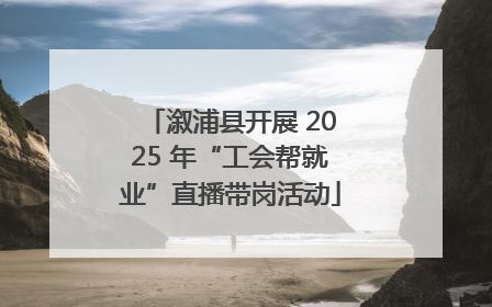 溆浦县开展 2025 年“工会帮就业”直播带岗活动