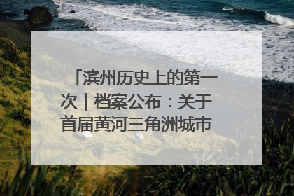 滨州历史上的第一次｜档案公布：关于首届黄河三角洲城市经济博览会暨发展论坛情况的总结报告