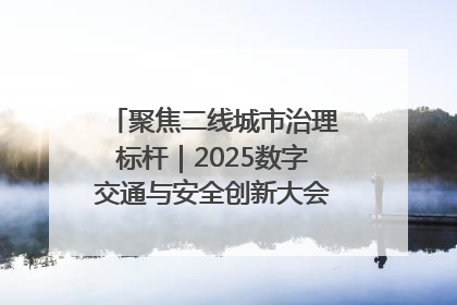 聚焦二线城市治理标杆｜2025数字交通与安全创新大会在保定隆重开幕