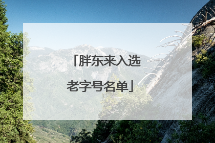 胖东来入选老字号名单