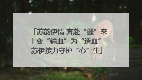 苏韵伊情 奔赴“疆”来丨变“输血”为“造血” 苏伊接力守护“心”生