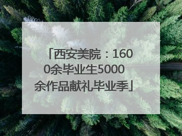 西安美院：1600余毕业生5000余作品献礼毕业季
