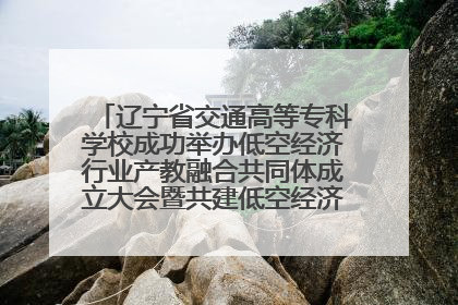 辽宁省交通高等专科学校成功举办低空经济行业产教融合共同体成立大会暨共建低空经济产教融合新生态论坛