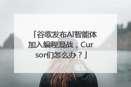 谷歌发布AI智能体加入编程混战，Cursor们怎么办？