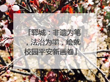 郓城：非遗为笔，法治为墨，绘就校园平安新画卷