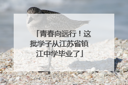 青春向远行！这批学子从江苏省镇江中学毕业了