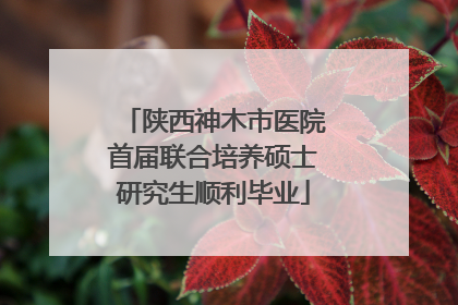 陕西神木市医院首届联合培养硕士研究生顺利毕业