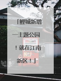 鲤城新增一主题公园！就在江南新区！